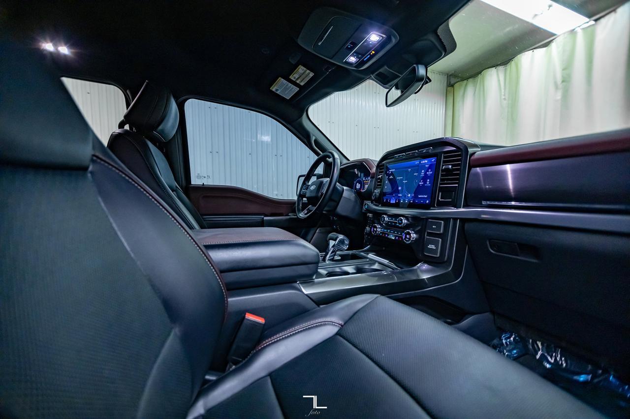 2021 Ford F-150 4x4 Super Crew Lariat Leather Nav BCam Red Deer AB