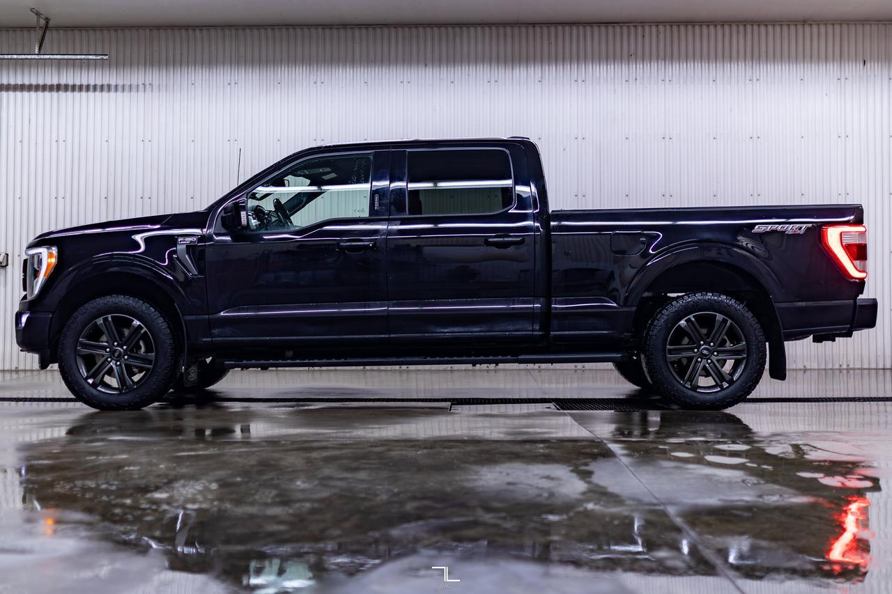 2021 Ford F-150 4x4 Super Crew Lariat Sport Leather Nav BCam Red Deer AB