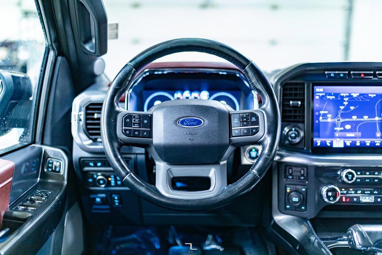 2021 Ford F-150 4x4 Super Crew Lariat Sport Leather Nav BCam Red Deer AB