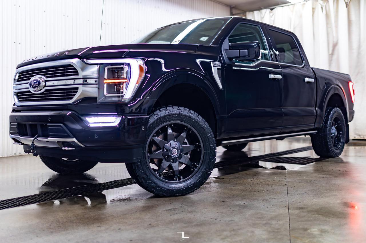 2021 Ford F-150 4x4 Super Crew Limited Leather Roof Nav BCam Red Deer AB
