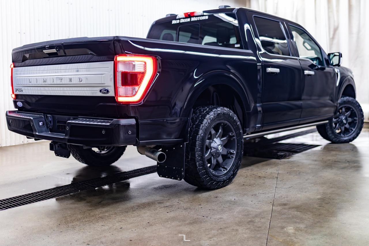 2021 Ford F-150 4x4 Super Crew Limited Leather Roof Nav BCam Red Deer AB