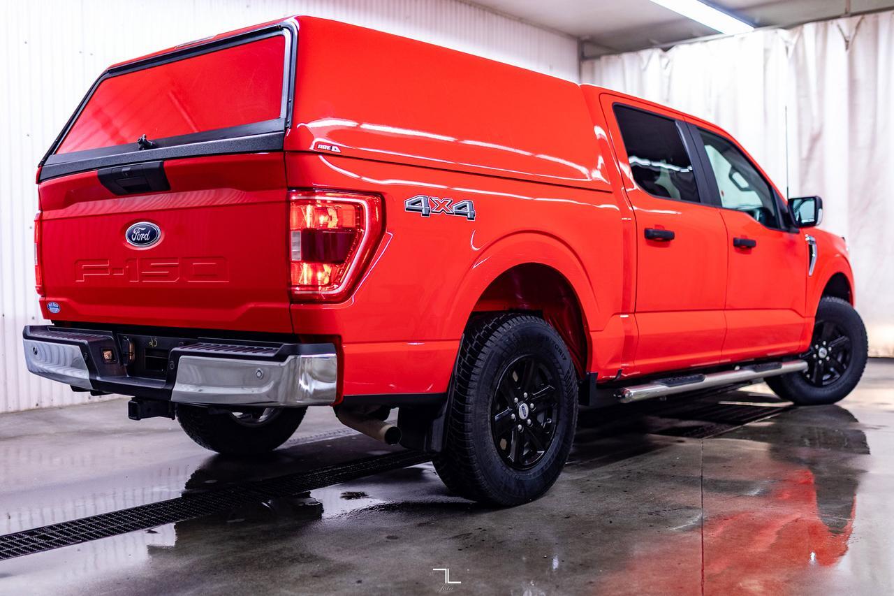 2021 Ford F-150 4x4 Super Crew XLT BCam Topper Red Deer AB