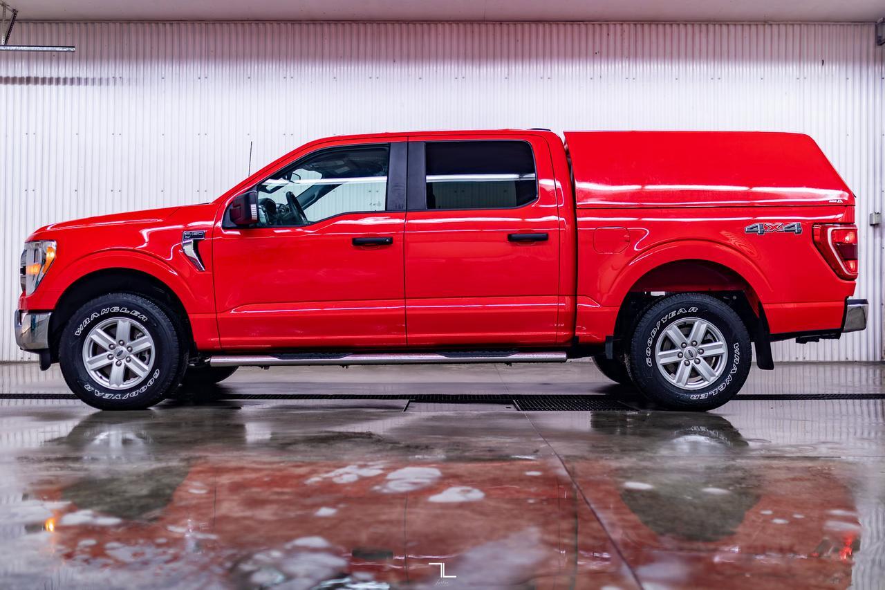 2021 Ford F-150 4x4 Super Crew XLT BCam Topper Red Deer AB