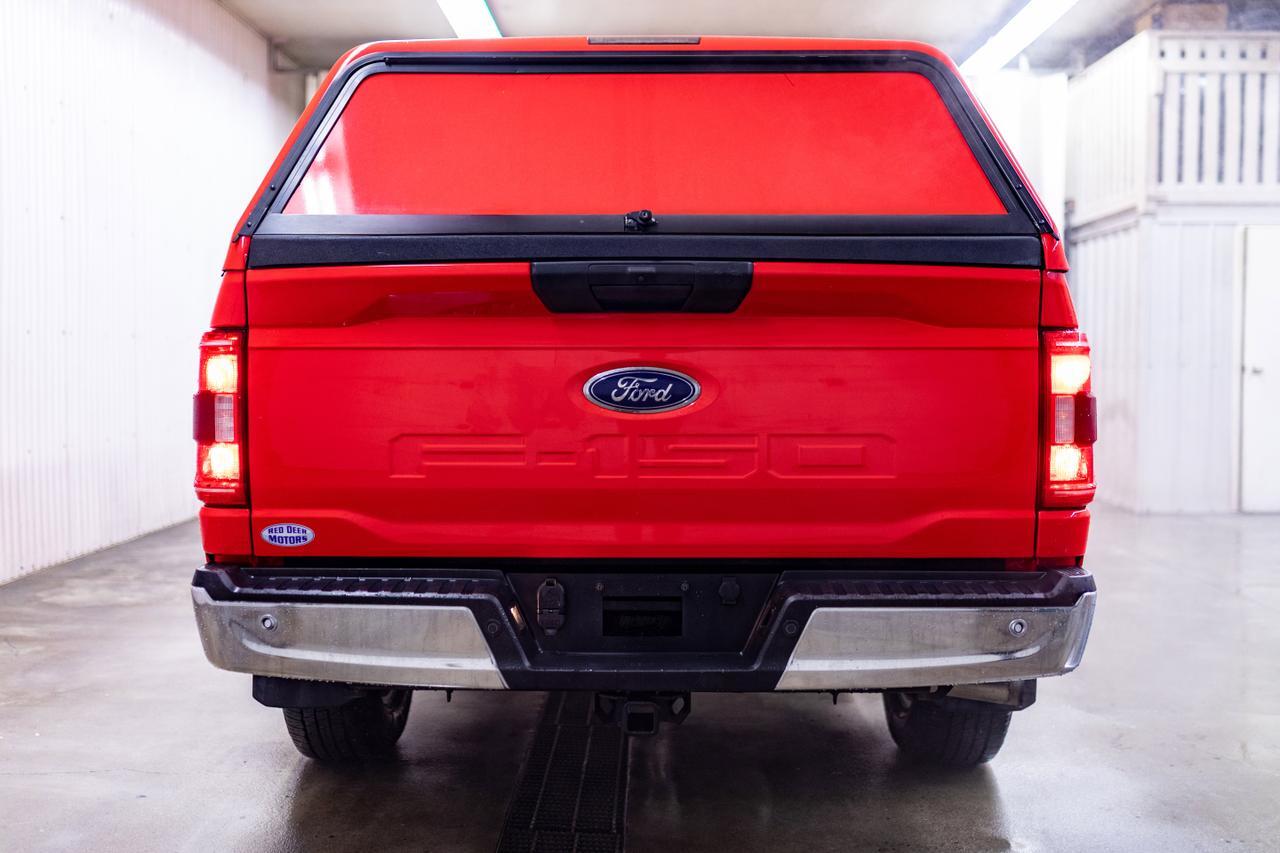 2021 Ford F-150 4x4 Super Crew XLT BCam Topper Red Deer AB