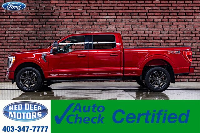 2021 Ford F-150 4x4 Super Crew XLT FX4 Longbox Nav BCam Red Deer AB