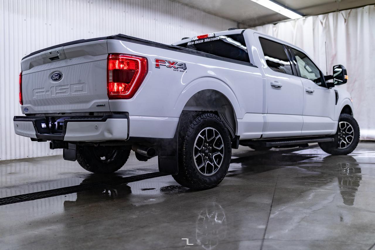 2021 Ford F-150 4x4 Super Crew XLT FX4 Sport 302A Pkg Longbox Nav BCam Red Deer AB