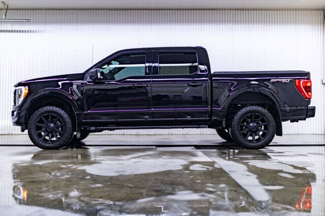 2021 Ford F-150 4x4 Super Crew XLT Sport Nav Roof BCam Level Kit Red Deer AB