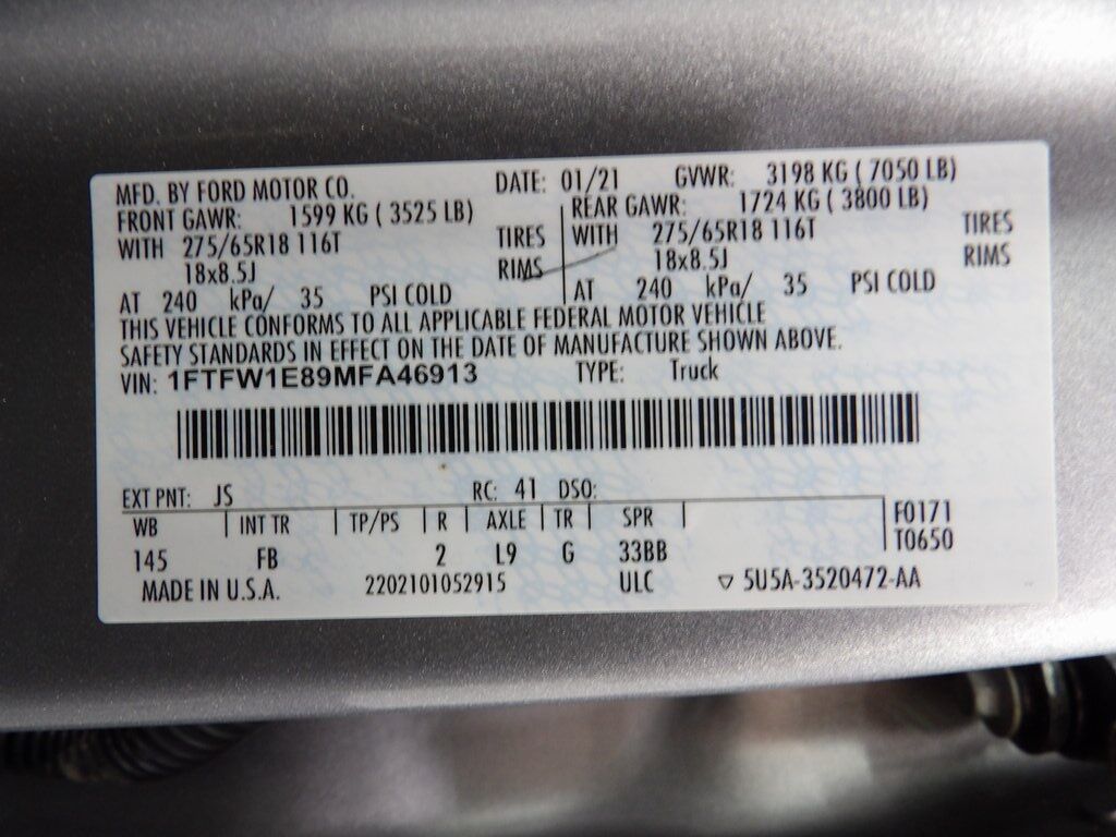 2021 Ford F-150 4x4 SuperCrew XLT Fond du Lac WI