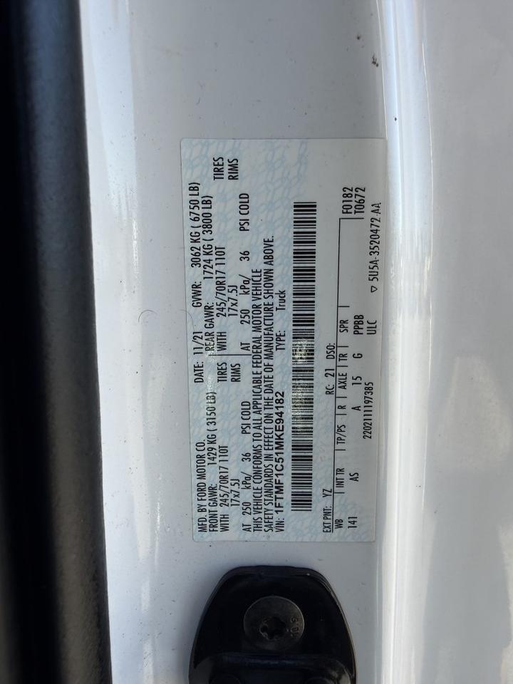 2021 Ford F-150 5.0L V8 Ladder Rack 71k mi's XL Collinsville OK