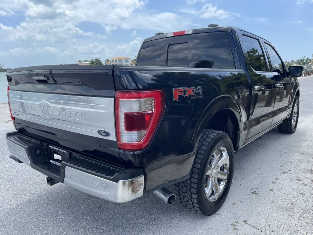 2021 Ford F-150 KING RANCH~CLEAN CARFAX~3.5L POWERBOOST HYBRIDFX4 PKG~TWIN PANEL MOONROOF~MAX TOWING PKG~ONLINE FINANCE AND SHIPPING AVAILABLE!!!! Sarasota FL