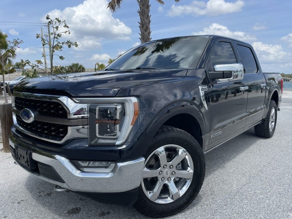 2021 Ford F-150 KING RANCH~CLEAN CARFAX~3.5L POWERBOOST HYBRIDFX4 PKG~TWIN PANEL MOONROOF~MAX TOWING PKG~ONLINE FINANCE AND SHIPPING AVAILABLE!!!!