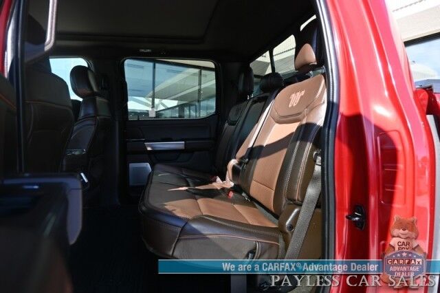 2021 Ford F-150 King Ranch / 4X4 / AutoStart / FX4 Off-Road Pkg / Heated & Cooled Leather Seats / Heated Steering Wheel / Panoramic Sunroof / NAV / 360 CAM / B&O Speakers / Lane Departure & Blind Spot / Tow Pkg / 1-Owner Anchorage AK