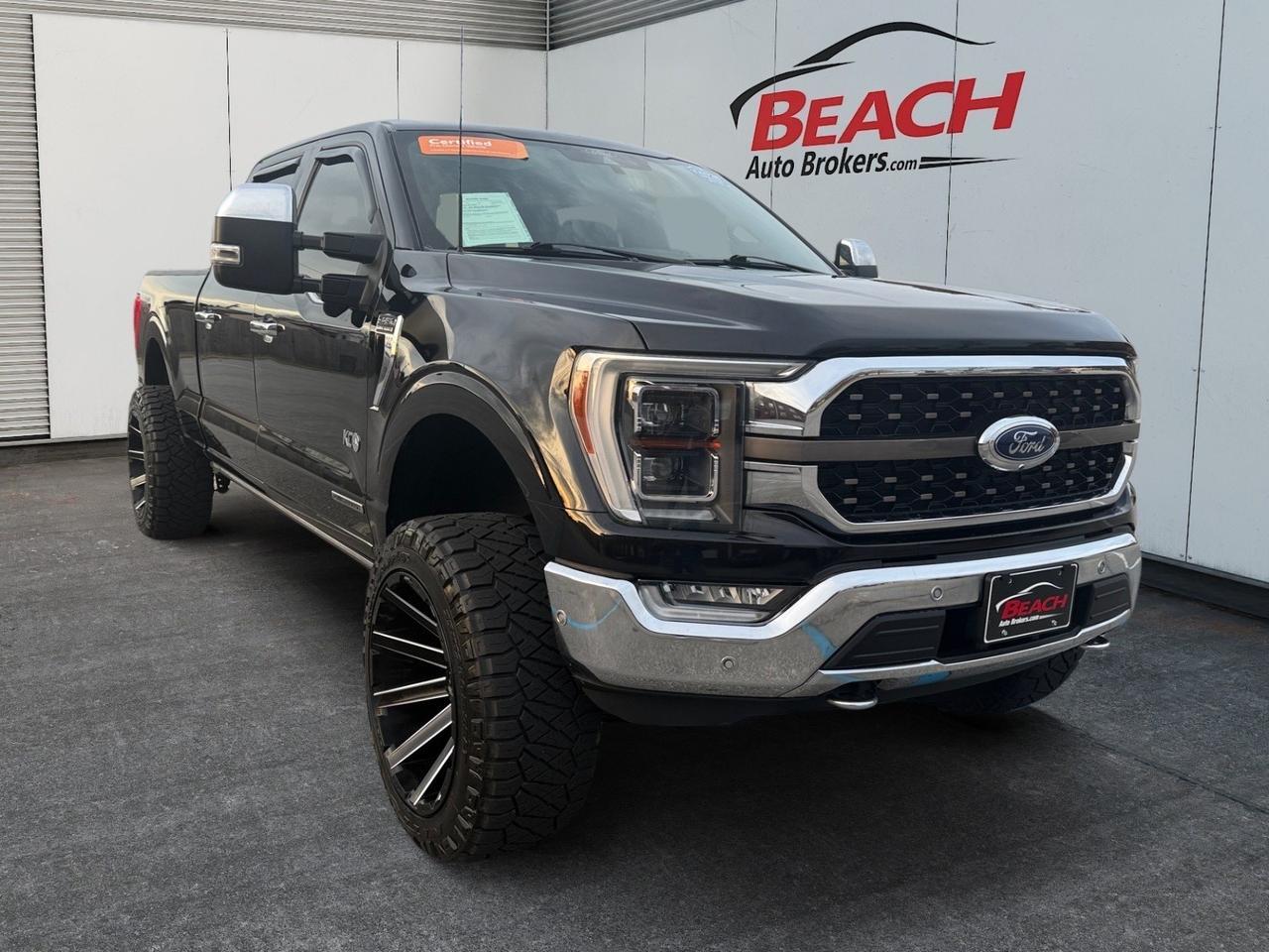 2021 Ford F-150 King Ranch, HEATED AND VENTILATED SEATS, HEATED REAR SEATS, MOONROOF, TONNEAU COVER, POWER RUNNING BOARDS, POWER FOLDING MIRRORS, REMOTE START, APPLE CARPLAY/ANDROID AUTO, UNIVERSAL GARAGE DOOR OPENER, CLEAN CARFAX, TRUCK THIS CLEAN DONT LAST LONG!