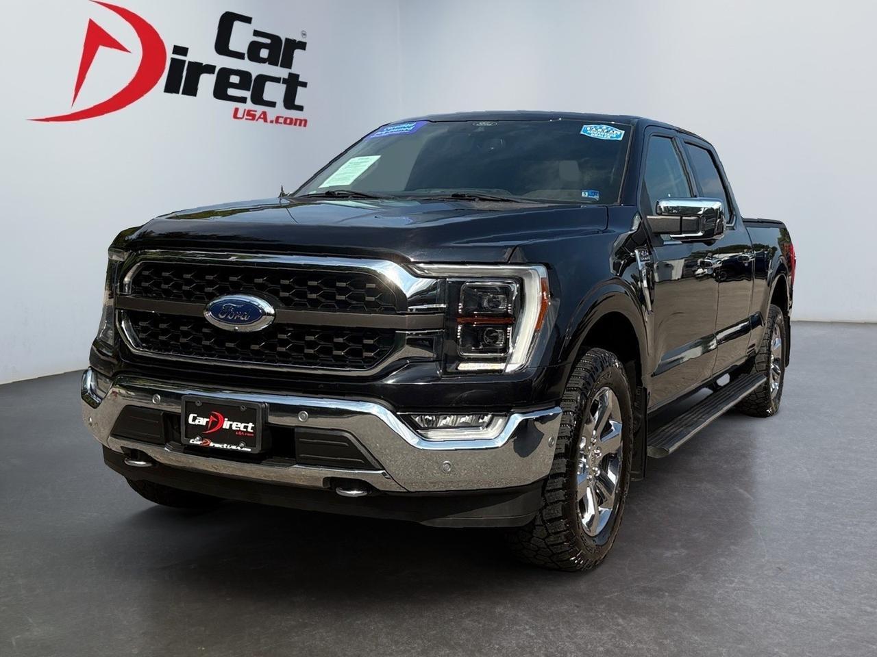 2021 Ford F-150 King Ranch, POWER RUNNING BOARDS, POWER TAILAGTE, 360 BACKUP CAMERA, BLIND SPOT, LANE KEEP ASSIST, HEATED & VENTILATED SEATS, PANORAMIC MOONROOF, HEATED REAR SEATS, TAILGATE STEP, BECOME A KING IN THIS FORD! Virginia Beach VA