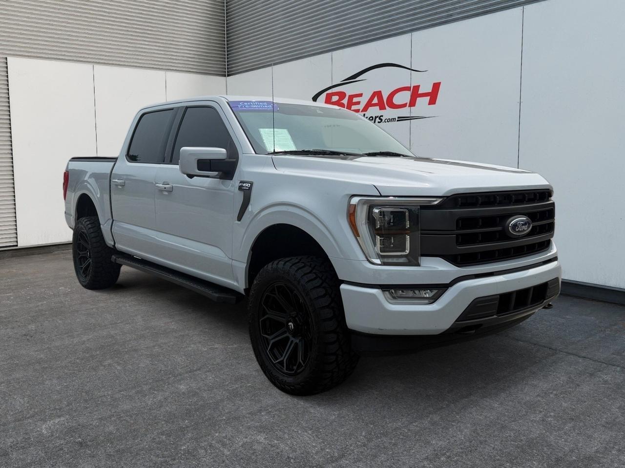 2021 Ford F-150 LARIAT, HEATED/VENTILATED SEATS, HEATED REAR SEATS, MOONROOF, RUNNING BOARDS, TOW PACKAGE, TONNEAU COVER, POWER SLIDING REAR WINDOW, POWER FOLDING MIRRORS, B&O SPEAKERS, UNIVERSAL GARAGE DOOR OPENER, CLEAN CARFAX! Norfolk VA