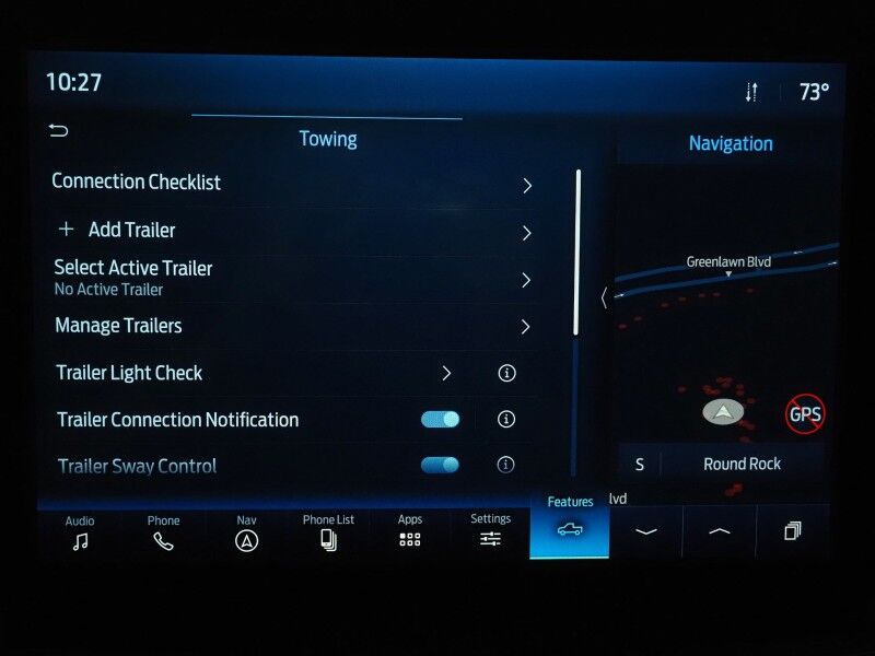 2021 Ford F-150 LARIAT SuperCrew 4WD *FX4 OFF-ROAD PKG, NAVIGATION, SAFETY ALERTS, BACKUP-CAMERA, COLOR TOUCHSCREEN, LEATHER, CLIMATE SEATS, REMOTE START, POWER TAILGATE, KEYLESS ENTRY, LED HEADLIGHTS, ANDROID & APPLE Round Rock TX