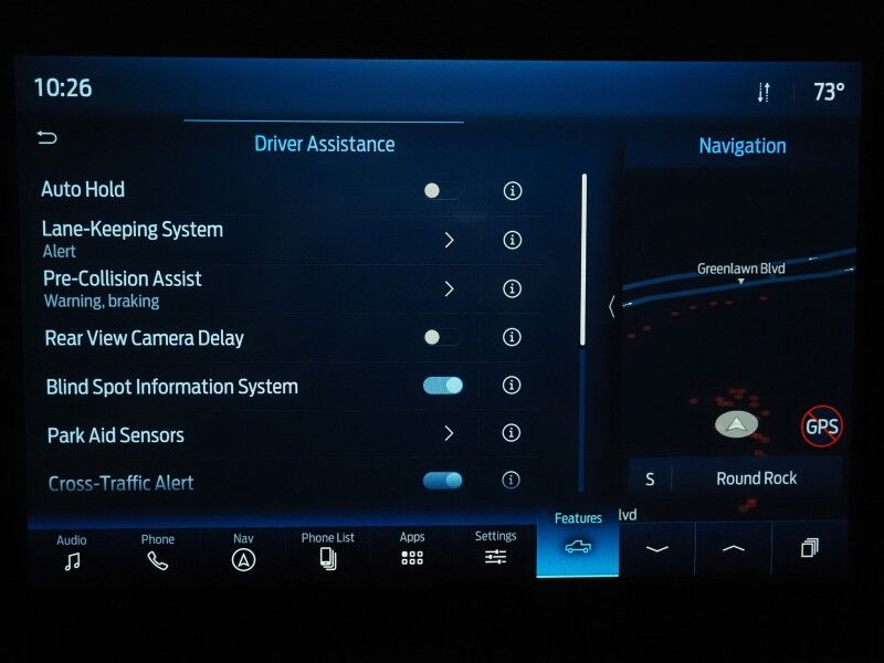 2021 Ford F-150 LARIAT SuperCrew 4WD *FX4 OFF-ROAD PKG, NAVIGATION, SAFETY ALERTS, BACKUP-CAMERA, COLOR TOUCHSCREEN, LEATHER, CLIMATE SEATS, REMOTE START, POWER TAILGATE, KEYLESS ENTRY, LED HEADLIGHTS, ANDROID & APPLE Round Rock TX