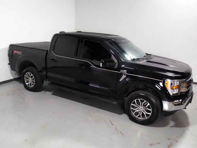 2021 Ford F-150 LARIAT SuperCrew 4WD *FX4 OFF-ROAD PKG, NAVIGATION, SAFETY ALERTS, BACKUP-CAMERA, COLOR TOUCHSCREEN, LEATHER, CLIMATE SEATS, REMOTE START, POWER TAILGATE, KEYLESS ENTRY, LED HEADLIGHTS, ANDROID & APPLE Round Rock TX
