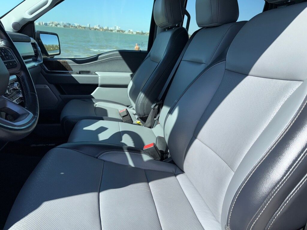 2021 Ford F-150 LARIAT~POWERBOOST HYBRID~DRIVER ASSIST~CARPLAY~CONNECTED CAR INTEGRATED APPS~ ECOBOOST~FX4 PACKAGE~LEATHER SEATS~REMOTE ENGINE START~TOW/HAUL MODE~ONLINE FINANCE AND SHIPPING AVAILABLE Sarasota FL