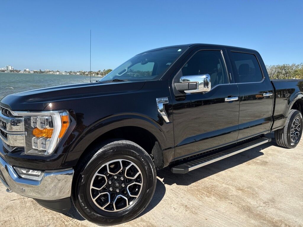 2021 Ford F-150 LARIAT~POWERBOOST HYBRID~DRIVER ASSIST~CARPLAY~CONNECTED CAR INTEGRATED APPS~ ECOBOOST~FX4 PACKAGE~LEATHER SEATS~REMOTE ENGINE START~TOW/HAUL MODE~ONLINE FINANCE AND SHIPPING AVAILABLE Sarasota FL