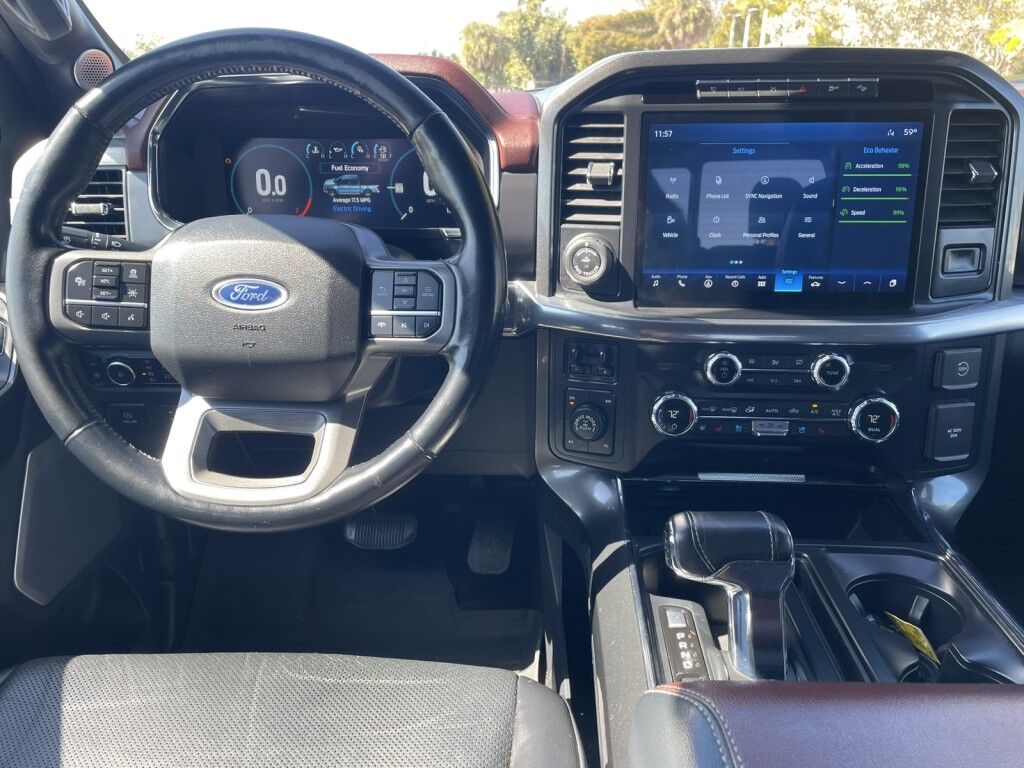2021 Ford F-150 LARIAT~POWERBOOST HYBRID~TWIN PANEL MOONROOF~FX4 OFF ROAD PACKAGE~1 OWNER~ONLINE FINANCE AND SHIPPING AVAILABLE!!! Sarasota FL