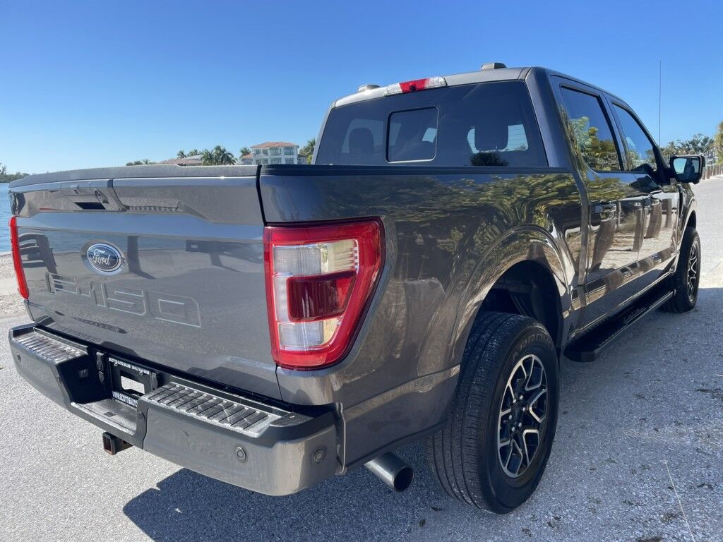 2021 Ford F-150 LARIAT~POWERBOOST HYBRID~TWIN PANEL MOONROOF~FX4 OFF ROAD PACKAGE~1 OWNER~ONLINE FINANCE AND SHIPPING AVAILABLE!!! Sarasota FL
