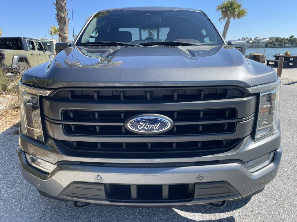 2021 Ford F-150 LARIAT~POWERBOOST HYBRID~TWIN PANEL MOONROOF~FX4 OFF ROAD PACKAGE~1 OWNER~ONLINE FINANCE AND SHIPPING AVAILABLE!!! Sarasota FL