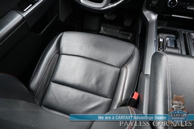 2021 Ford F-150 Lariat / 4X4 / Super Crew / Chrome Appearance Pkg / Auto Start / Heated & Cooled Leather Seats / B&O Speakers / Navigation / Lane Depart & Blind Spot / Tonneau Cover / Bed Liner / Tow Pkg Anchorage AK