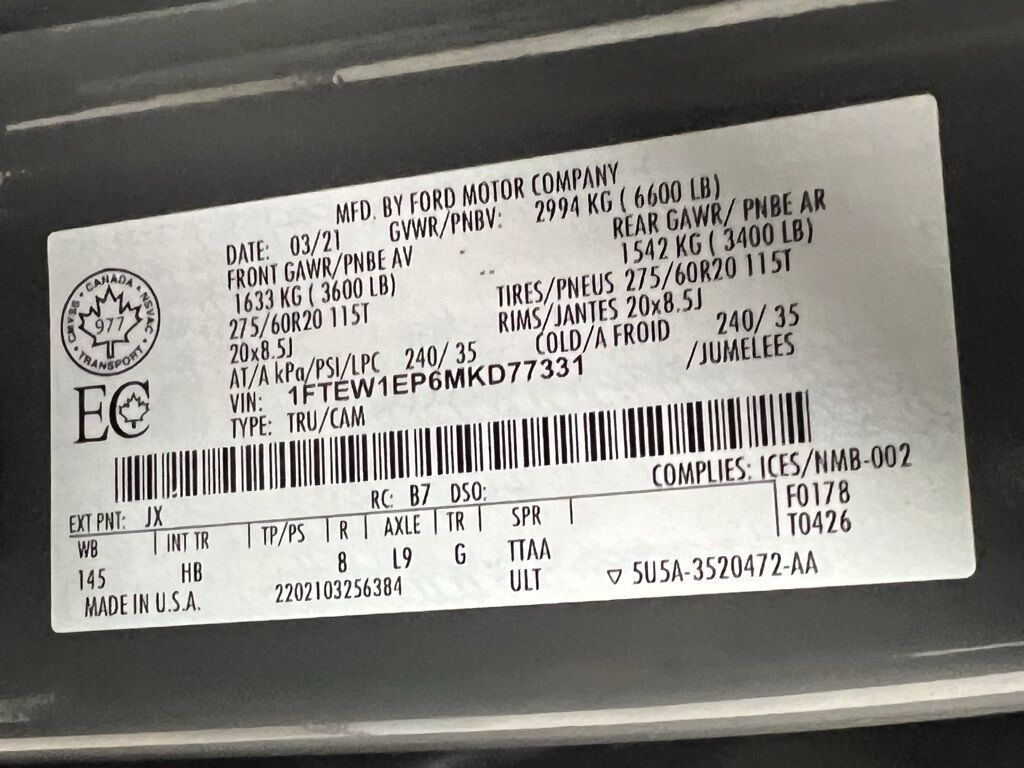 2021 Ford F-150 Lariat Highlands Ranch CO