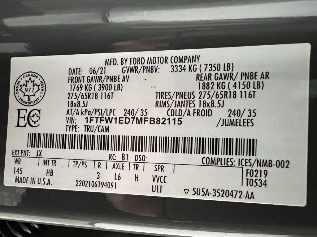 2021 Ford F-150 Lariat Loveland CO