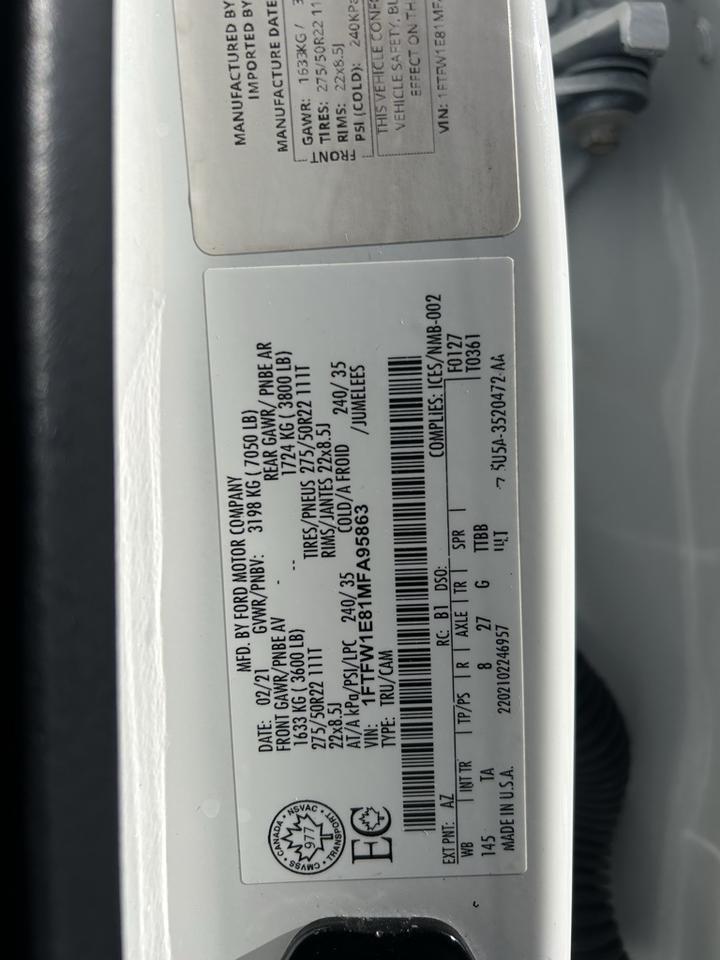 2021 Ford F-150 Limited Crestwood KY