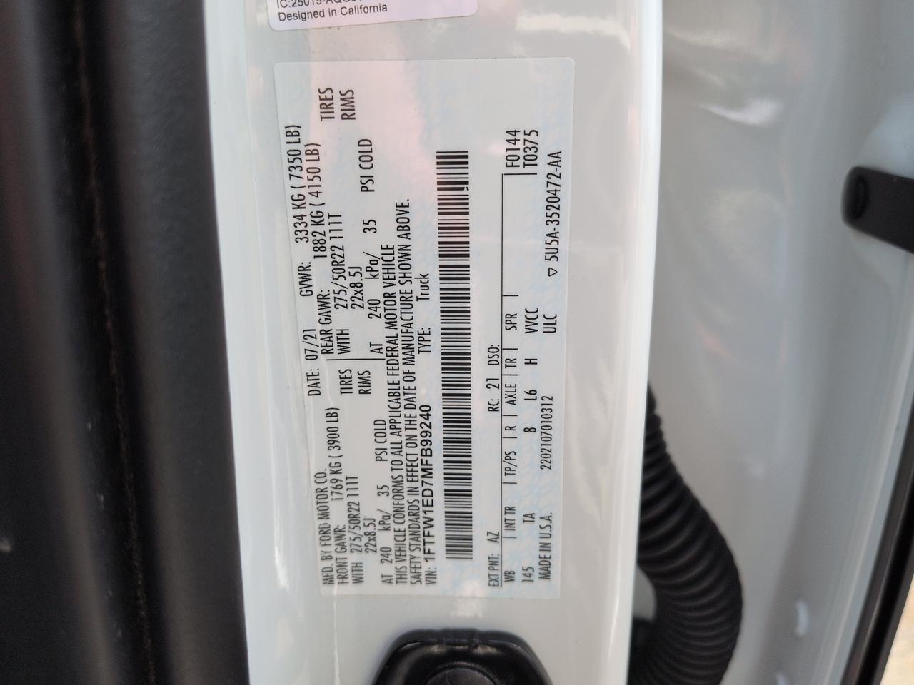 2021 Ford F-150 Limited Winder GA
