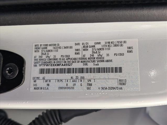 2021 Ford F-150 Platinum Roseville CA