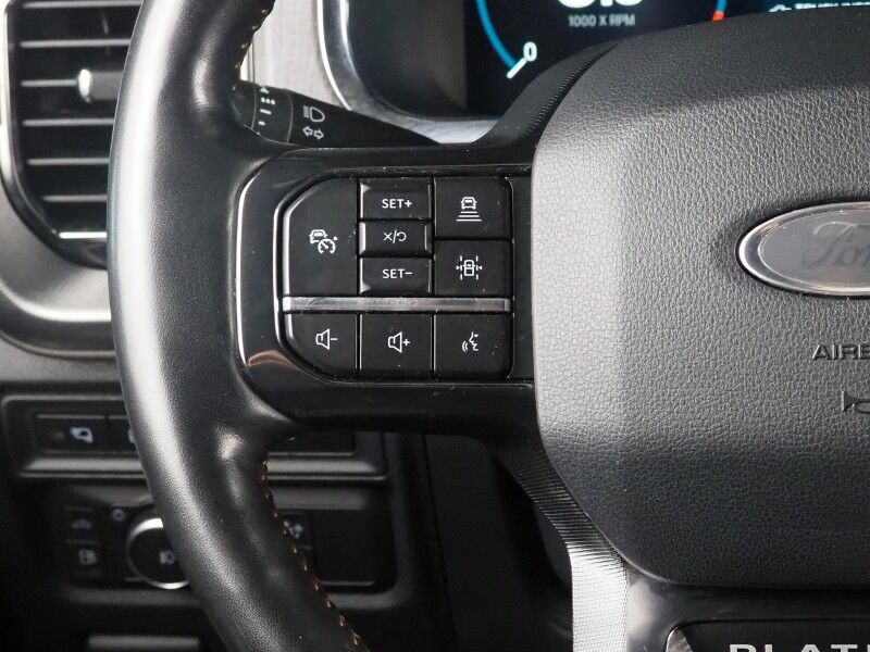 2021 Ford F-150 Platinum SuperCrew 4WD *3.5L POWERBOOST HYBRID, FX4 OFF-ROAD PKG, NAVIGATION, ADAPTIVE CRUISE, SAFETY ALERTS, 360 CAMERAS, TWIN PANEL MOONROOF, LEATHER, CLIMATE MASSAGE SEATS, HEATED STEERING, AUTOMATIC PARKING, BANG & OLUFSEN, WIRELESS CHARGING Round Rock TX