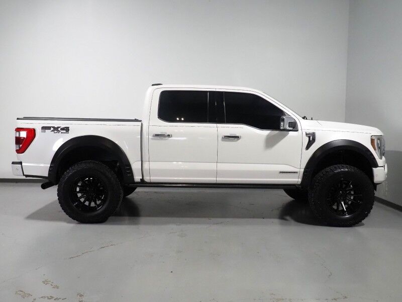 2021 Ford F-150 Platinum SuperCrew 4WD *3.5L POWERBOOST HYBRID, FX4 OFF-ROAD PKG, NAVIGATION, ADAPTIVE CRUISE, SAFETY ALERTS, 360 CAMERAS, TWIN PANEL MOONROOF, LEATHER, CLIMATE MASSAGE SEATS, HEATED STEERING, AUTOMATIC PARKING, BANG & OLUFSEN, WIRELESS CHARGING Round Rock TX