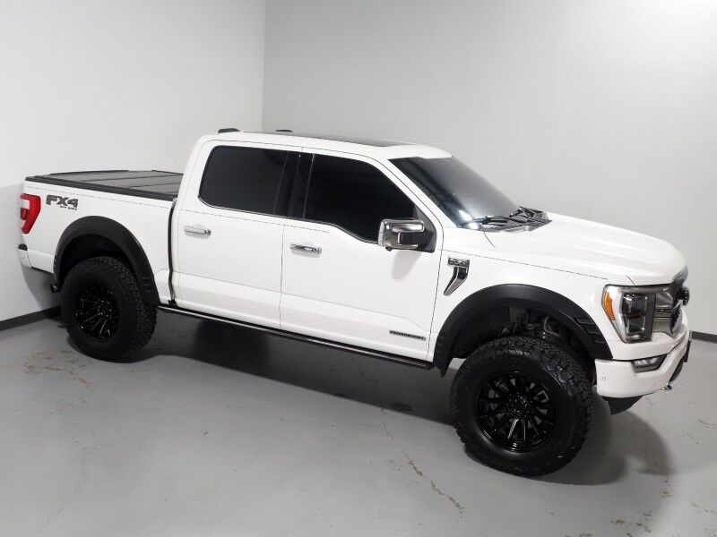 2021 Ford F-150 Platinum SuperCrew 4WD *3.5L POWERBOOST HYBRID, FX4 OFF-ROAD PKG, NAVIGATION, ADAPTIVE CRUISE, SAFETY ALERTS, 360 CAMERAS, TWIN PANEL MOONROOF, LEATHER, CLIMATE MASSAGE SEATS, HEATED STEERING, AUTOMATIC PARKING, BANG & OLUFSEN, WIRELESS CHARGING Round Rock TX