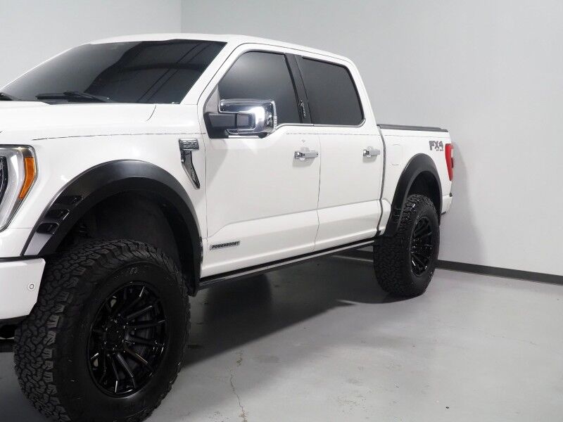 2021 Ford F-150 Platinum SuperCrew 4WD *3.5L POWERBOOST HYBRID, FX4 OFF-ROAD PKG, NAVIGATION, ADAPTIVE CRUISE, SAFETY ALERTS, 360 CAMERAS, TWIN PANEL MOONROOF, LEATHER, CLIMATE MASSAGE SEATS, HEATED STEERING, AUTOMATIC PARKING, BANG & OLUFSEN, WIRELESS CHARGING Round Rock TX