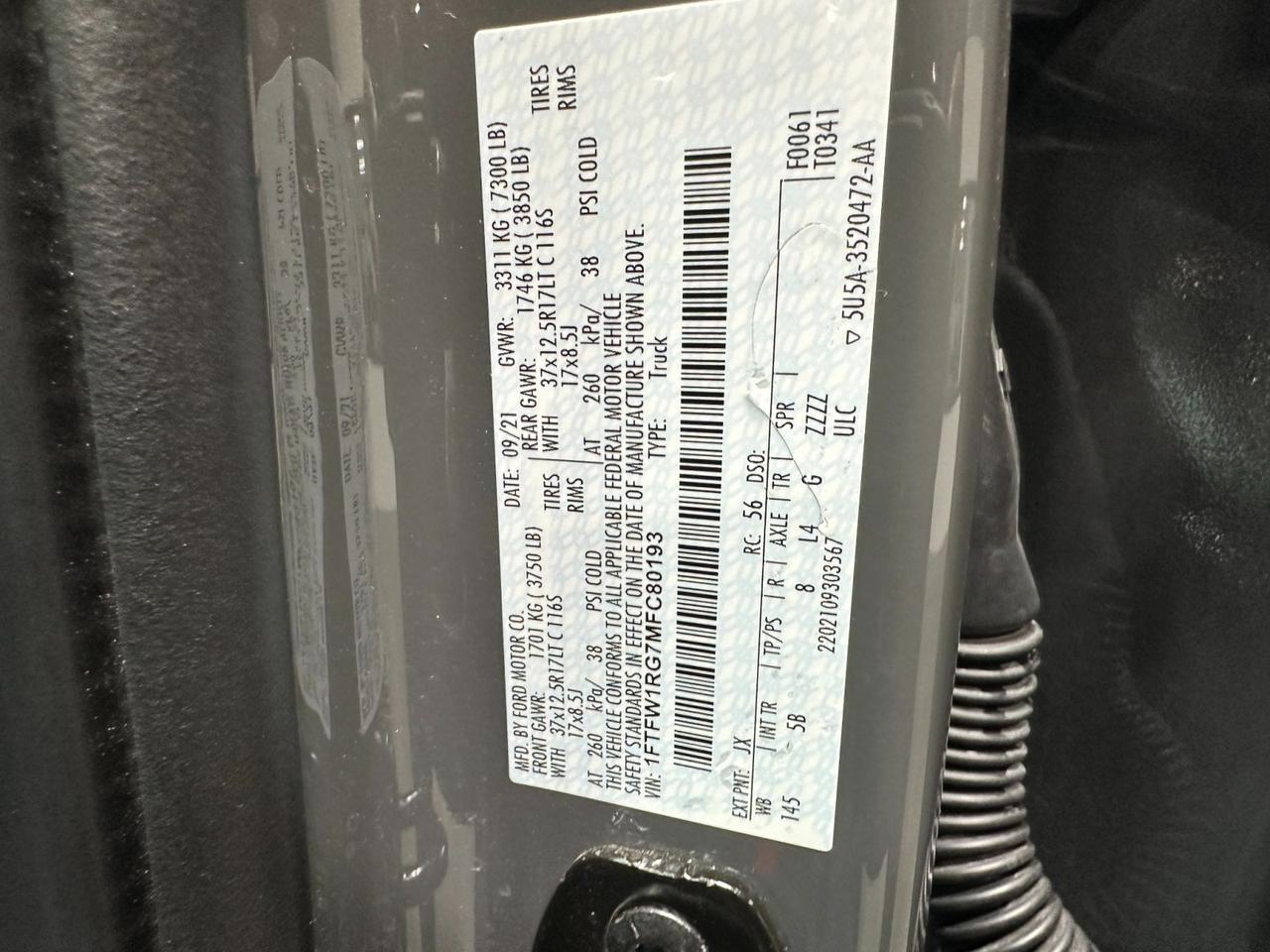 2021 Ford F-150 Raptor 37 Houston TX