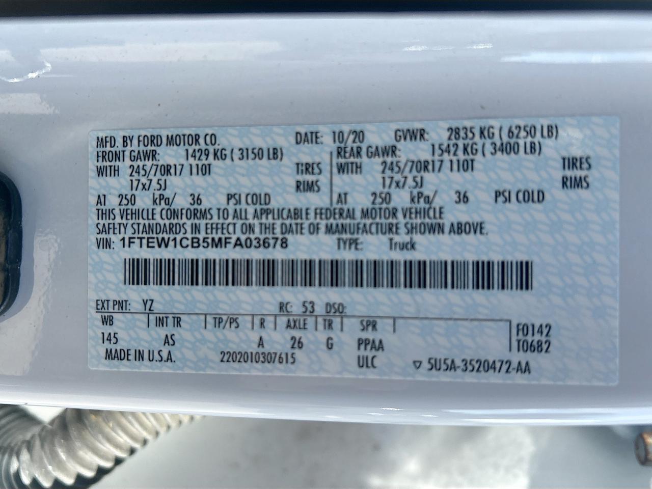 2021 Ford F-150 XL 2WD SuperCrew 5.5 Box Venice FL