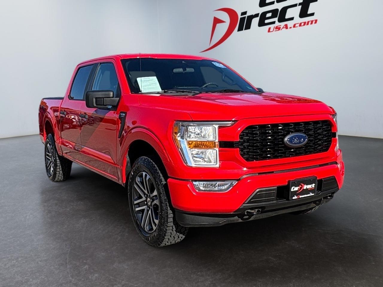 2021 Ford F-150 XL 4X4 CREW CAB STX SPORT, AUTO START/STOP, BACKUP CAMERA WITH PARKING SENSORS, TOW PACKAGE, PRE COLLISION ALERT, BED LINER, RUNNING BOARDS, ONLY 1 OWNER, CLEAN CARFAX, TEST DRIVE THIS FORD TODAY!
