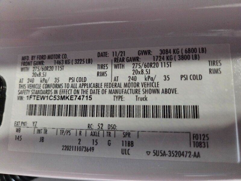 2021 Ford F-150 XL STX Package Sport Seats 5.0L V8 FREE WARRANTY Arlington TX