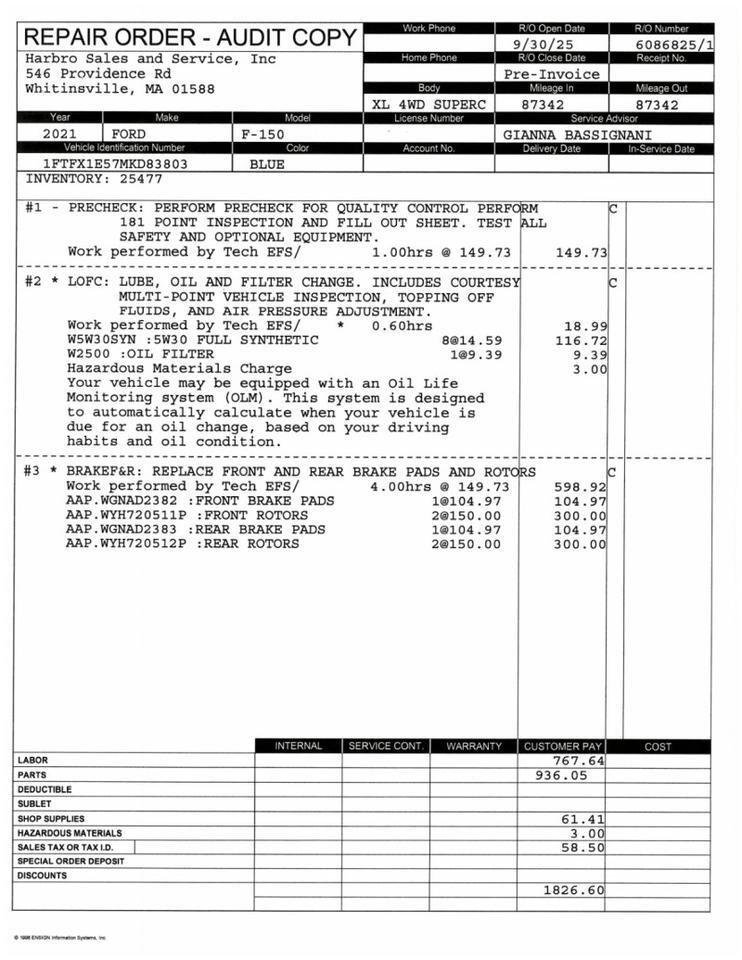 2021 Ford F-150 XL Whitinsville MA