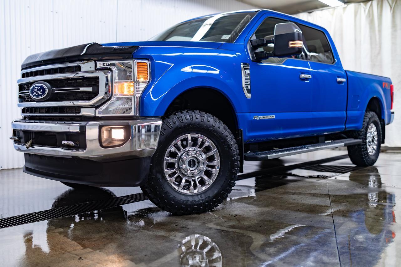 2021 Ford F-250 4x4 Crew Cab Lariat FX4 Diesel Leather Roof Nav Red Deer AB