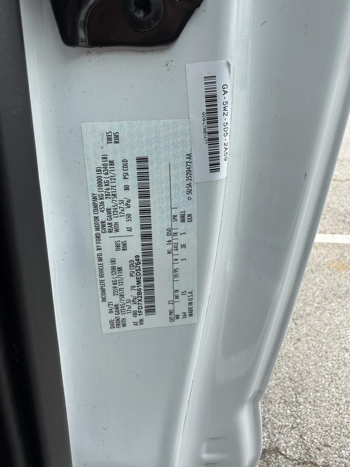 2021 Ford F-250 4x4 Utility w/ Lift Gate XL Collinsville OK