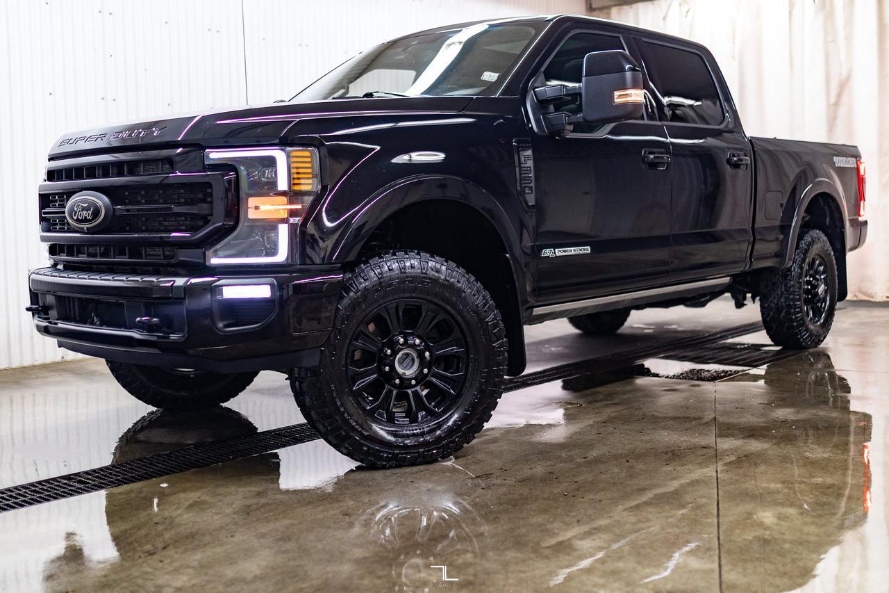 2021 Ford F-350 4x4 Crew Cab Lariat Tremor Diesel Leather Roof Nav Red Deer AB