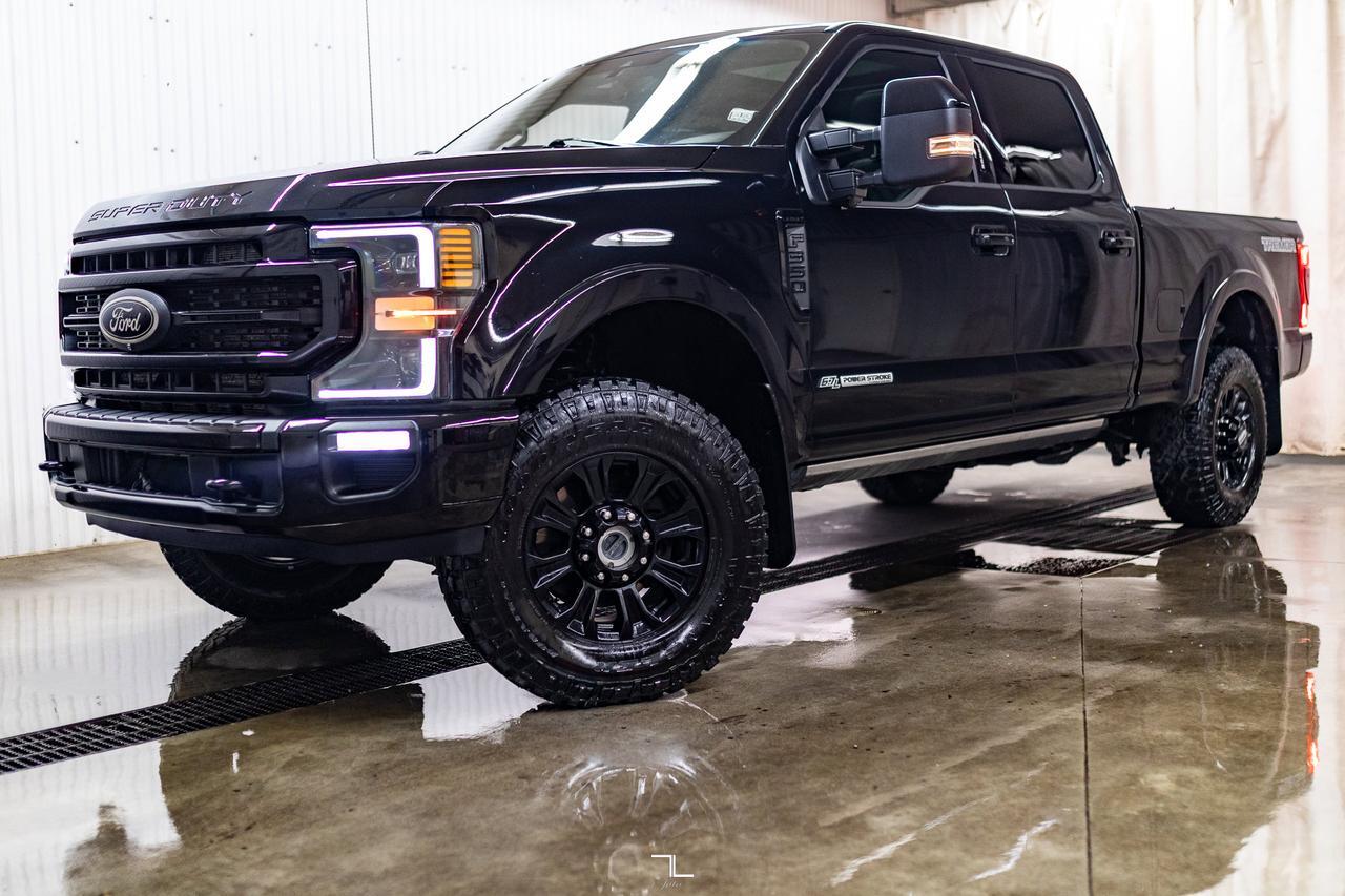 2021 Ford F-350 4x4 Crew Cab Lariat Tremor Diesel Leather Roof Nav Red Deer AB