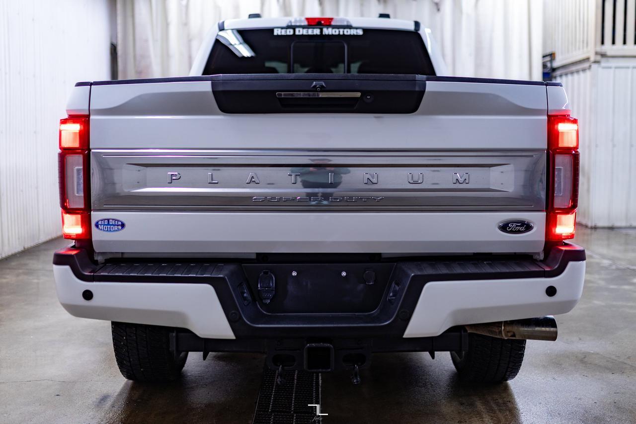 2021 Ford F-350 4x4 Crew Cab Platinum FX4 Diesel Leather Roof Nav Red Deer AB