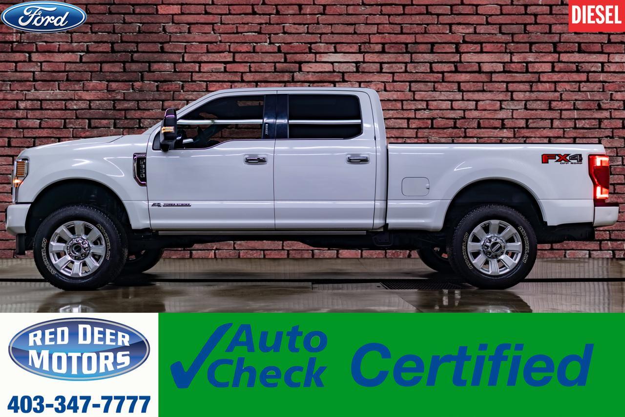 2021 Ford F-350 4x4 Crew Cab Platinum FX4 Diesel Leather Roof Nav