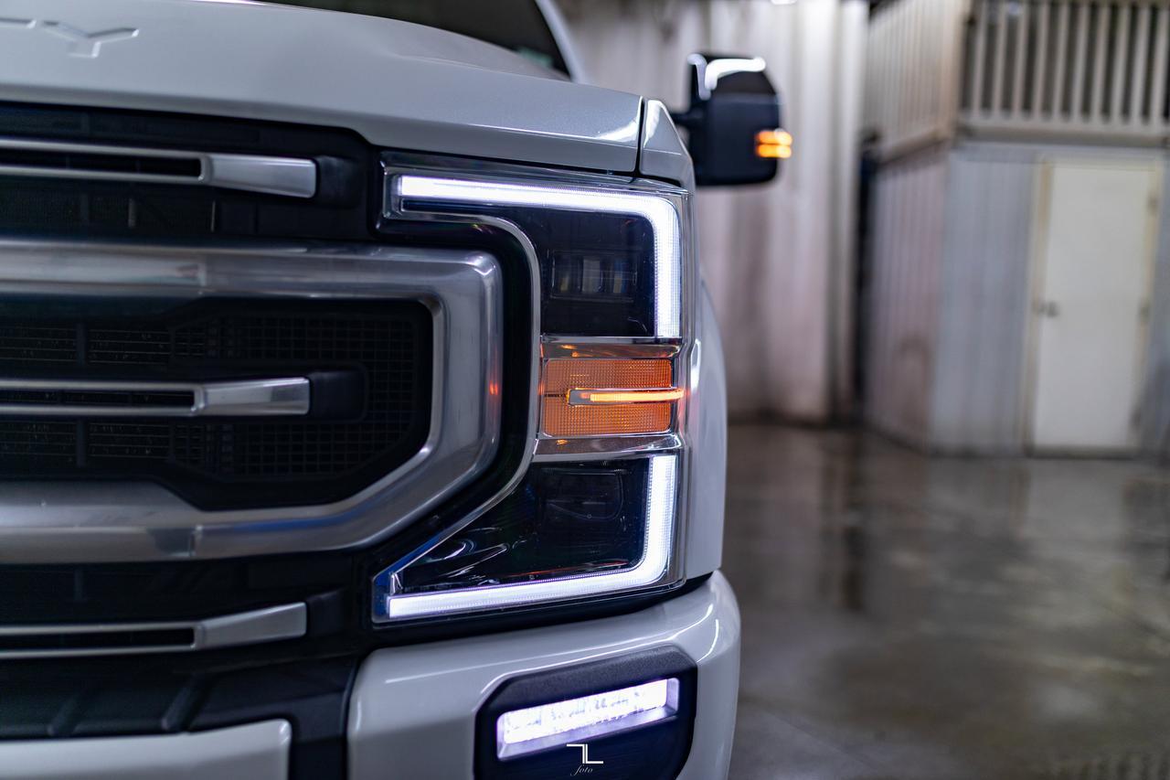 2021 Ford F-350 4x4 Crew Cab Platinum FX4 Diesel Leather Roof Nav Red Deer AB