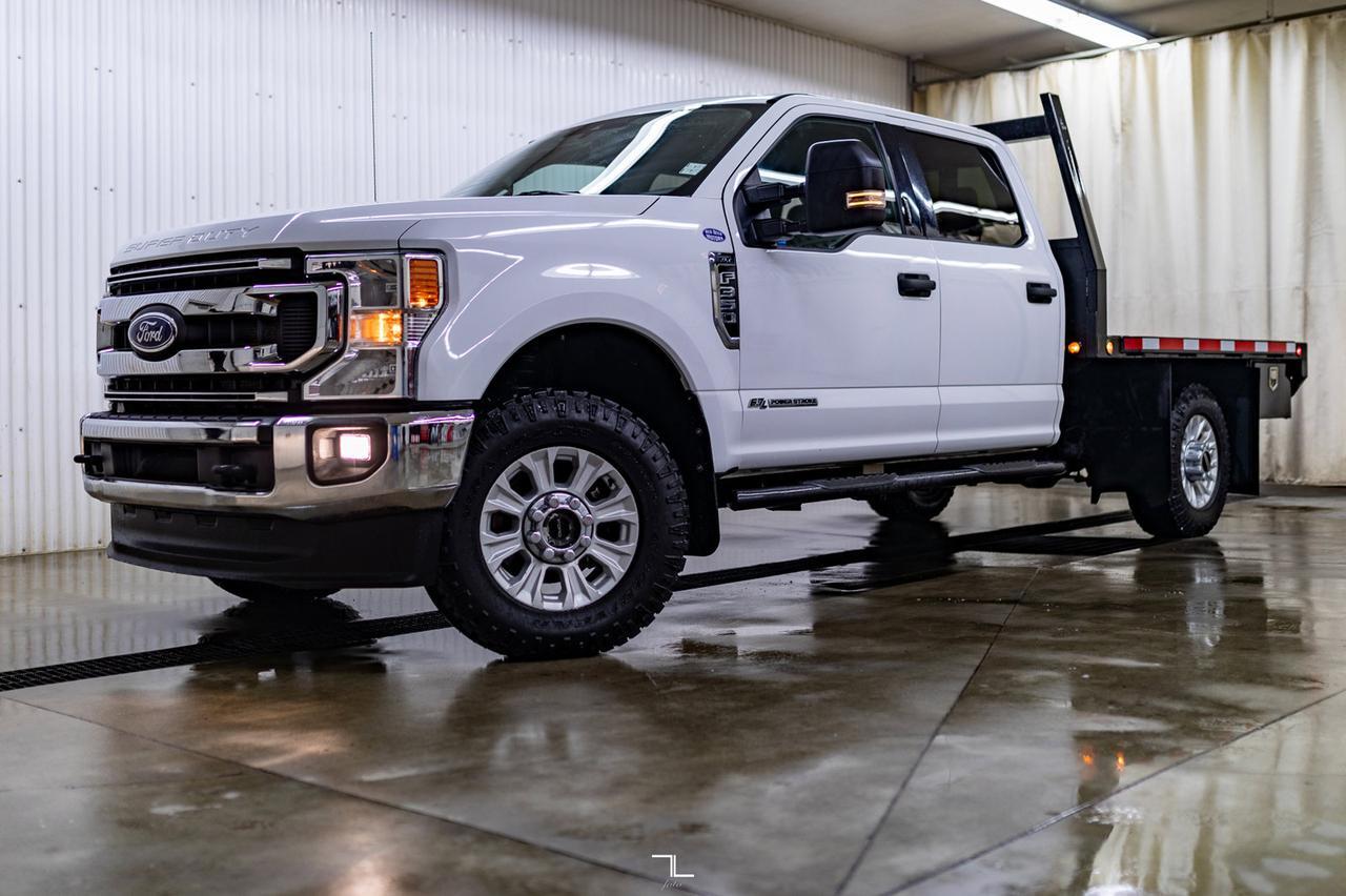 2021 Ford F-350 4x4 Crew Cab XLT Deck Diesel PSeat Red Deer AB